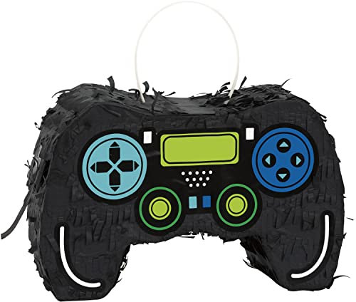 Unique 25209 - Mini Controller Pinata Favour Decoration - Gamer Birthday Party - 1 Count (Pack of 1)