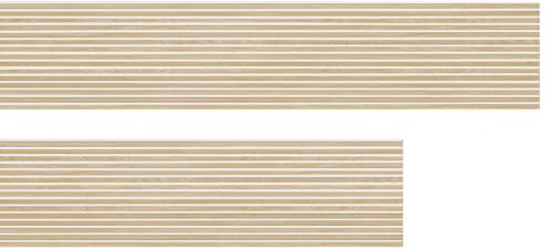 HPFloor Akustik Wandpaneele | MDF Lamellen mit Eichenfurnier | Wandverkleidung zur Schalldämmung & Schallschutz | 240 x 60 cm | 21 mm stark | Filz hellgrau | Oiled Oak