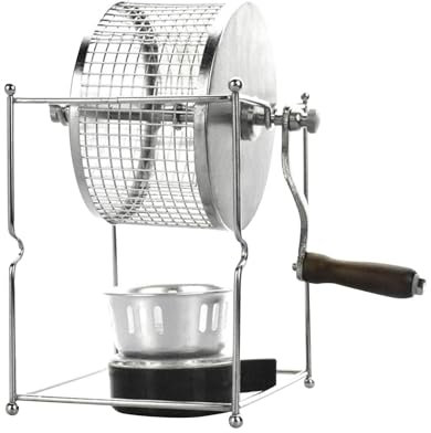 Folpus Tostatore Manuale per Chicchi di Caffè Comoda Staffa Rullo per Chicchi di Caffè per Uso Domestico