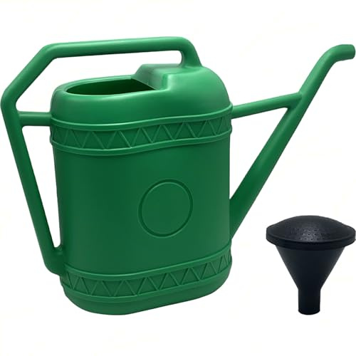 Sicignano Annaffiatoio 6 Litri con Doccetta Microforata e Manico, Plastica, Colori Assortiti, Irrigare Fiori Piante Vaso Giardino Terrazzo, Made in Italy