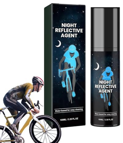 Glow in the Dark Paint, Night Spray Paint, 100 ml Luminous Paint for Night Rides, Safety Reflective Light Spray Paint for Clothing, Bicycles, Skateboards, Canvas, Wood, Fabric