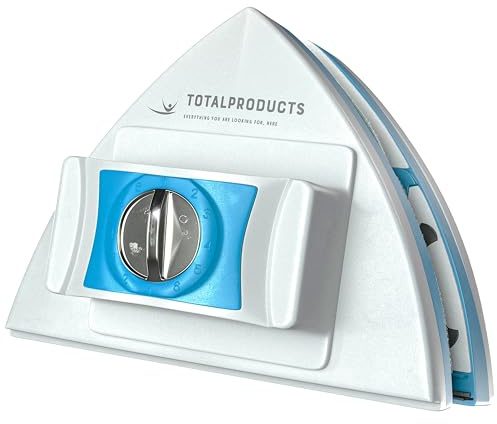 Limpia Cristales magnetico de 3 a 30mm, Limpia Ventanas climalit, limpiacristales Ajustable con iman, Pack de limpiaventanas + bayeta de Microfibra, para Uso Profesional y Personal.