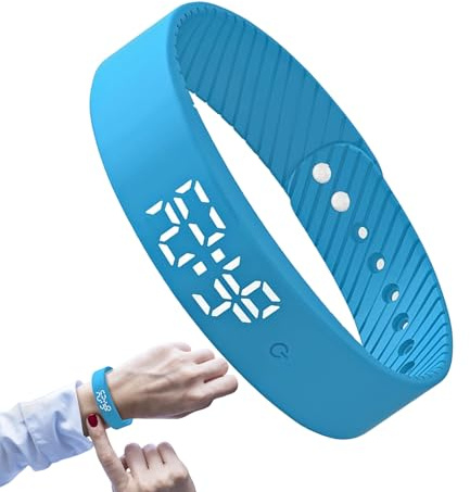Väckarklocka - Aktivitetsspårare För Vibrerande Armband | Gentle Morning | Wakeup, 3 Alarms Drinking Reminder | För Barn Tonåringar Vuxna Män Kvinnor Äldre Potträning Medicinering Fitness Bed