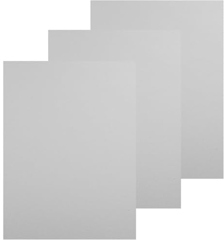 SAFIGLE Placas de Aluminio para Sublimación 20X30Cm 3 Unidades Plateado Perlado para Decoración de Espacios en Hogar y Oficinas