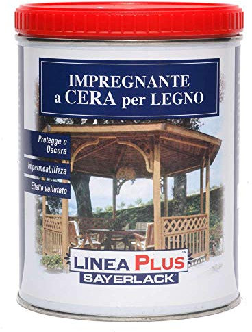 IMPREGNANTE A CERA E SOLVENTE DA 2,5LT PER LEGNO - SAYERLACK - Noce Scuro EF3895