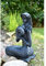 Heissner Teichfigur Meerjungfrau mit Amphore, 39x26x54cm