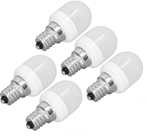 Marhynchus 5 StüCk DeckenglüHbirnen,Innenbeleuchtung Birne Innenbeleuchtung Birne 1,5 W 75LM E12 Gewinde LED-GlüHbirnen AC220V FüR Deckenleuchte (Warmes Licht)