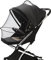 Homord Moskitonetz Kinderwagen - Universal Insektenschutz für Kinderwagen & Buggy Reißfest Mückennetz Fliegennetz - idealer Schutz vor Wespen & Stechmücken Schwarz - mit Stützstangen