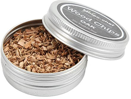 Agatige Kit de astillas de Madera para Fumador de cócteles, astillas de Madera Natural de 8 sabores para cócteles, Bebidas y Alimentos