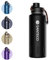 SANTECO Insulated Water Bottler 32oz/950ml Stainless Steel Drinking Bottle Leak-proof Vacuum Flask BPA-Free with Screw Cap for Sports, Running, Cycling, Yoga, Hiking, Black