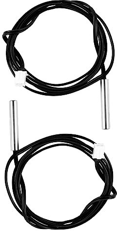 MAGICLULU 2Stücke Ntc Temperaturfühler Probe Wasserdichtes Thermistorkabel für Klimaanlagen Kühlschränke Aquakultur Gewächshausüberwachung