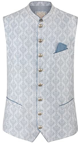 Stockerpoint Herren Amadeo Trachtenweste, hellblau, 48