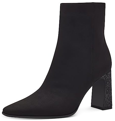 MARCO TOZZI 2-25303-41, Botines de tacón Mujer, Peine Negro, 39 EU