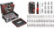 kwb Werkzeugkoffer mit Trolley-Funktion, 175-teilig, gefüllt & Amazon Basics Ratschenschlüssel magnetisch und PräzisionsSchraubendreher für Elektronik, 73 Stück, 1er-Pack, Schwarz/Silber/Rot