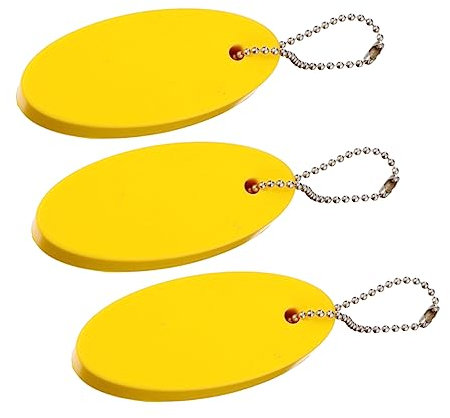 MUSISALY Portachiavi Galleggiante Ovale Creativo Portachiavi Per Attività Acquatiche Realizzato in Pu Di Leggero E Sicuro Adatto Per Chiavi E Regali