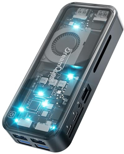 DreamQuest Mini PC Windows 11 Pro 12GB DDR5 512GB M.2 SSD Intel N95 (bis zu 3.4Ghz) PC Stick mit 2X HDMI/2xType C(Max 10Gbit/s)/WiFi 6/BT5.3/4x USB3.2(10Gbit/s) für Home/Büro/Kommerzielle New