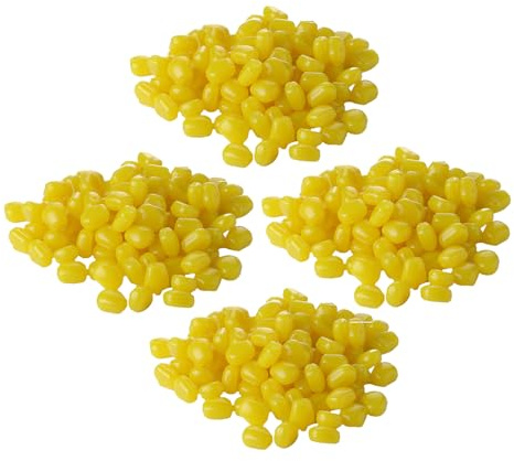 GOOHOCHY 400pcs Soft Plastic Carp Fishing Lures Simulation Fake Corn Baits Vibrant Imitation Bait for Freshwater Rivers Lakes Ponds Floating Carp Pellets for Increased Strike Rate