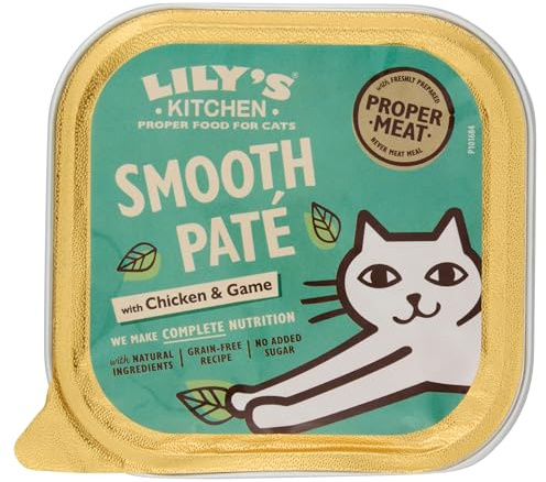 Lily's Kitchen Katzenfutter Nassfutter für Erwachsene, Jäger Hotpot, 85 g