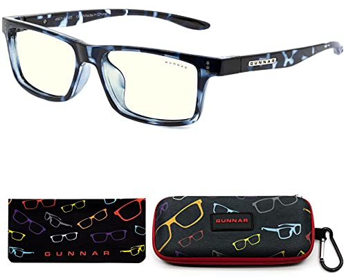Lunettes Gunnar Anti lumière bleue et Anti Fatigue - CRUZ 8-12 ANS | Couleur : NAVY TORTOISE | Teintes : CLEAR (35% de filtration de la lumière bleue)