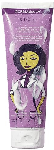 DERMAdoctor KP Bump Eraser Body Lotion – Exfoliating Moisturiser for Keratosis Pilaris, Dry Bumpy Skin & Chicken Skin – Hydrates, Softens & Smooths – 237ml