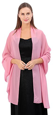 Proumhang Kvinnor Mjuka Chiffonsjalar Scarves Wraps för Brud brudtärna bröllop fest kväll Klänning och speciella tillfällen Klänningar 70cm x 200cm