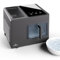 Klarstein Eiswürfelmaschine für Zuhause Camping Gastro, Schnelle Mini Eiswürfelmaschine Klein, Profi Eismaschine für Nugget-Eiswürfel, Selbstreinigend, Sicherheitsalarm & Touch Controls, 15kg/24h