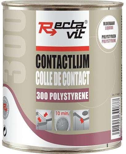 300 Polystyrène - Colle de contact liquide - Rectavit - 0,75 L