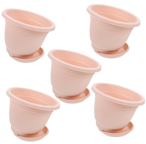 CAXUSD Maceta Grande para Plantas De Interior Tiesto De Plástico con Plato Fácil De Mantener