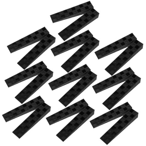 HOUDERCO 20 Pezzi Di Spessori Di Livellamento in Plastica Regolabili Per Installazione Di Finestre, Costruzione E Ristrutturazione Della Casa, Cunei, Piccoli Cuscinetti Ammortizzanti