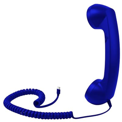 Gammal mottagare: 20 x 6 x 3 cm, samtalsmottagare, modernt uttagsprylar | Traditionell telefoninspirerad design ger en avslappnad taktil kommunikationshantering, så