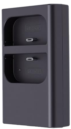 Xiuganpo Dörrklocka Batteriladdare, Dubbel Dörrklocka Batteriladdare Station med USB C Snabbladdning, Bärbar för Ring 2 3 3 Plus 4 Batterier