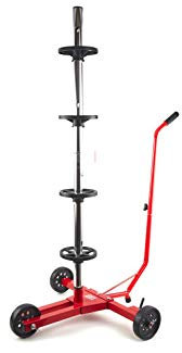 HBM Deluxe mobiles Reifenlagerregal für 4 Reifen