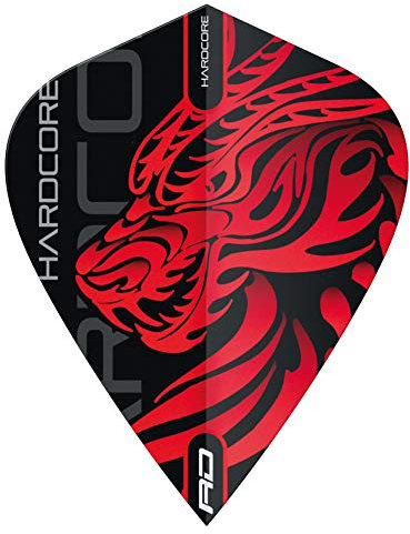 RED DRAGON Hardcore Jonny Clayton Dragon Kite Dart Flights - 3 Sets Per Pack (9 Dart Flights in total)