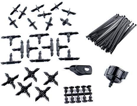 Aqua Control Pack Básico de Accesorios de 4 mm. para Todo Tipo de riego por Goteo o Gota a Gota