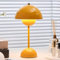 Asslye LED Tischlampe Kabellos Akku, Touch Dimmbar Flowerpot Tischlampe, Modern Pilz Lampe mit 3 Farben, Wiederaufladbar Flowerpot Lamp für Schlafzimmer, Wohnzimmer, Restaurants, BüRo (Gelb)