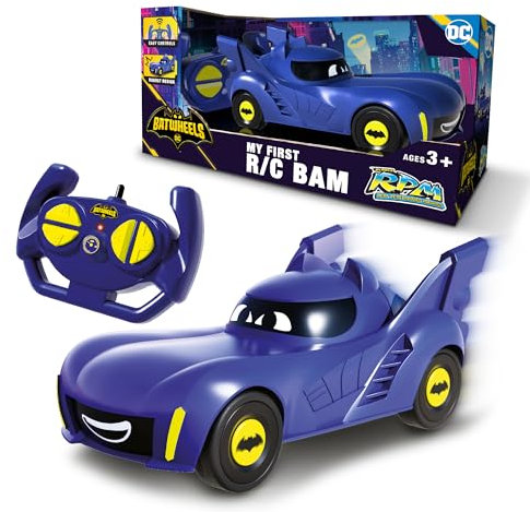 BLADEZ Batwheels My 1st RC BAM, DC Comics, My First Radio Control Car, Preschool Toy, Licensed Toy Toyz