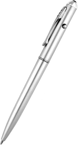 Gammaeon Penne a inchiostro invisibile, multifunzione di sicurezza, a LED, luce UV, magica, penna a sfera creativa segreta, forniture per ufficio