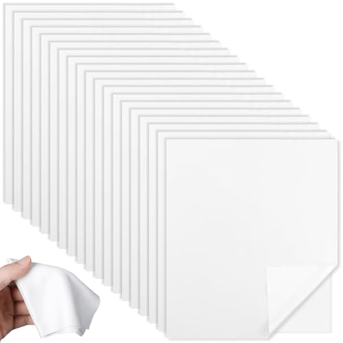 Ninnyi 20 Pcs Lint Free Cloths, Reusable Lint Free Cloth for Oiling Wood and Cleaning