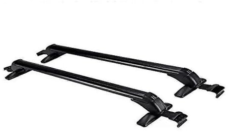 YSQOJF Baca Coche para Viajes Portaequipajes Universal De Aluminio para Coche, Barra Transversal con Cerradura, Capacidad De Carga De 75 Kg, para Vehículos De 4 O 5 Puertas, 100 Cm