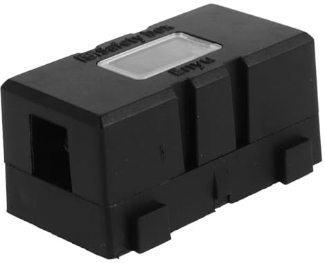 MUELODSIC Mini Portafusibles Línea Negro para Coche Compatible con Fusibles Pequeños Soporte Resistente para Kit de Fusibles Automotriz y Marinas