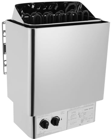 LKHDONG Stufa per sauna, 9 kW, riscaldamento elettrico per sauna, controllo della sauna, con controllo, stufa per sauna da 9 m³