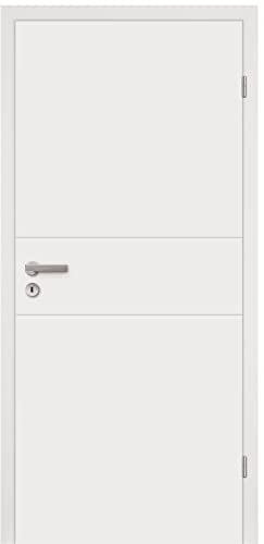 HORI® Zimmertür I Innentüre passend für alle Standard-Zargen mit DIN Größe I 1985 x 860 mm I DIN Rechts