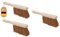 Novaliv 3X Handfeger KOKOSBORSTEN Autohandfeger Besen weiche Borsten Kokosfeger Industriehandfeger Auto Schneebesen Holz Hand Brush Handfeger Grob Handfeger Campen Besen Auto Handfeger Draußen