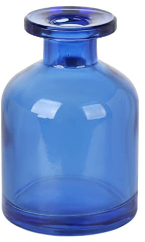 100ml Empty Refillable Glass Diffuser Bottle for Aromatherapy, Air Purification Home Decor Essentials (Blue)