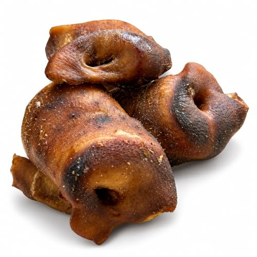 Lucze, Orejas de cerdo secas para perros, 5 kg, bocadillos masticables 100% naturales, cuidado dental para perros, fácil de digerir, rico en proteínas, ideal para perros sensibles, sin aditivos