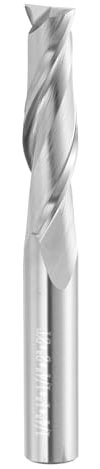 sourcing map Spiral Router Bit 1/4 Cut Dia 2 Flutes Up Cut End Mill Bits Milling Cutter for Wood Carving Engraving (1/4 Shank 1 Cut Length 2 Long 30 Degree Helix HRC44-46)