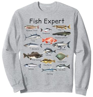 Fish Expert Graphic Herren Kleinkind Jungen Angelbekleidung Kinder Sweatshirt