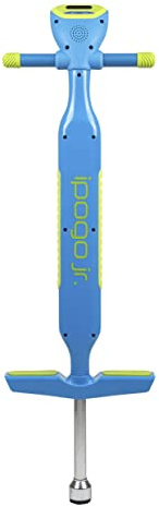 Flybar iPogo Jr. - Worlds First Interactive Counting Pogo Stick for Kids Ages 5 to 9 (Blue)