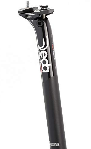 Deda Elementi Zero100 Seatpost, Ø31.6 Black, Alloy 7050, 350 mm Length, 12 mm SB, MY2018 Unisex Erwachsene