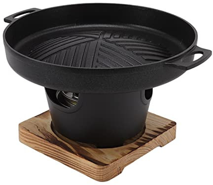 Mini Parrilla de Barbacoa, Parrilla de Carbón de Mesa para Evitar Palos, Parrilla de Barbacoa de Encimera Multifuncional, Parrilla de Barbacoa de Mesa Portátil sin Humo para Acampar,(Barbacoa HN18D)